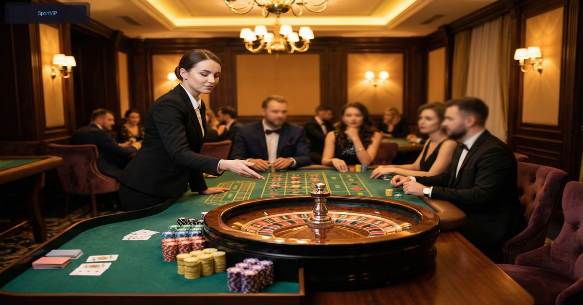 Cassino ao Vivo na SportVIP: Jogos com Dealers Reais