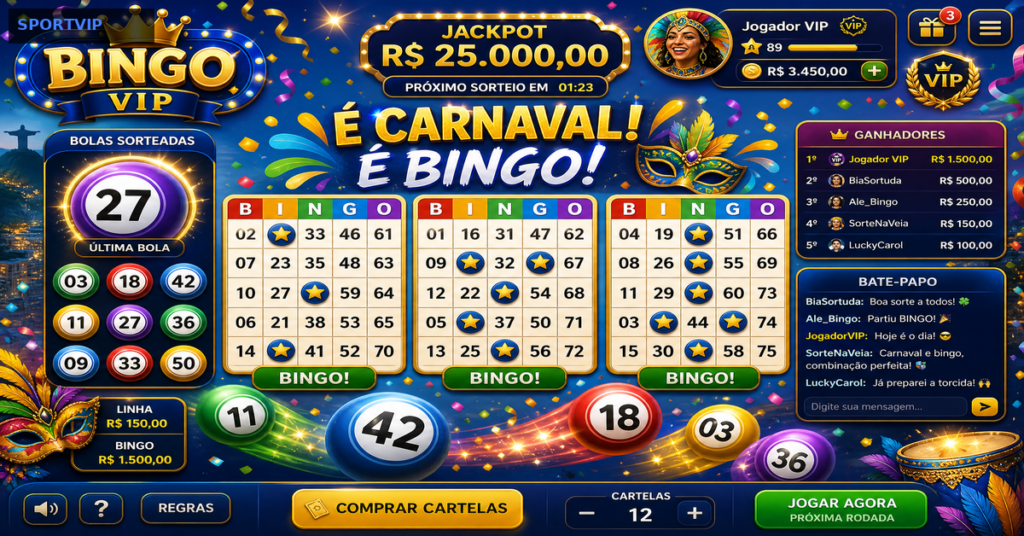 Melhores Jogos de Bingo Online na SportVIP