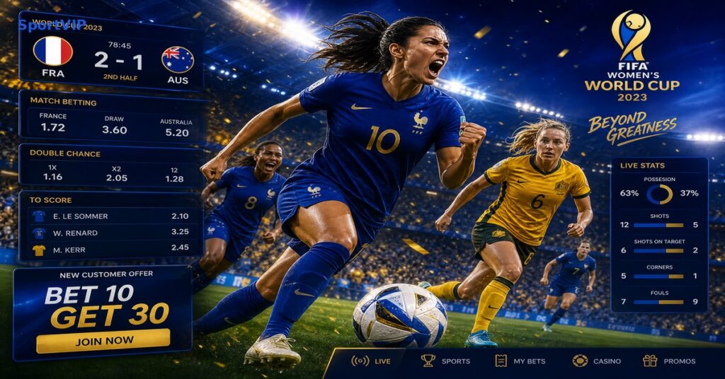 Como Apostar em Futebol Feminino na SportVIP