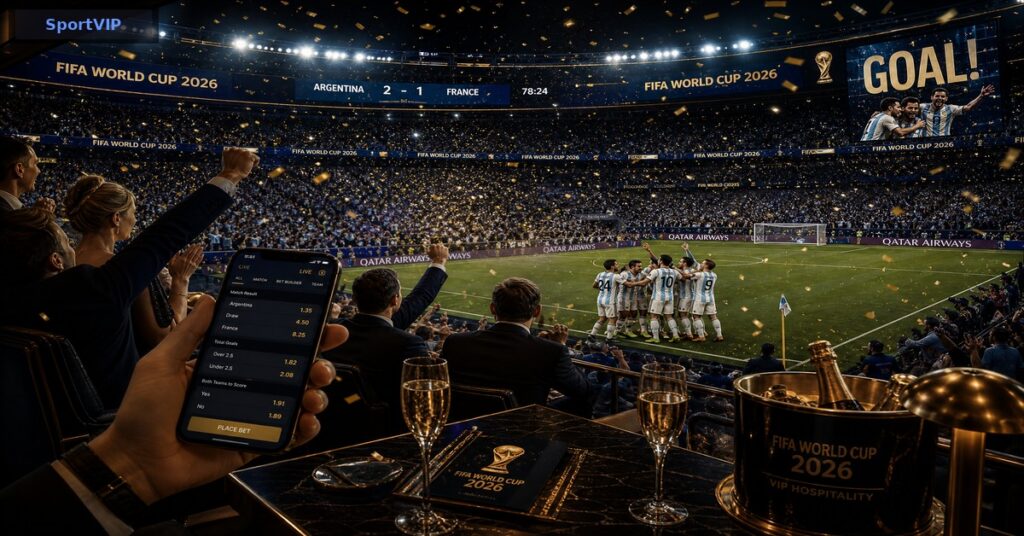 Copa do Mundo 2026 na SportVIP: Como Apostar Ao Vivo na Fase Eliminatória