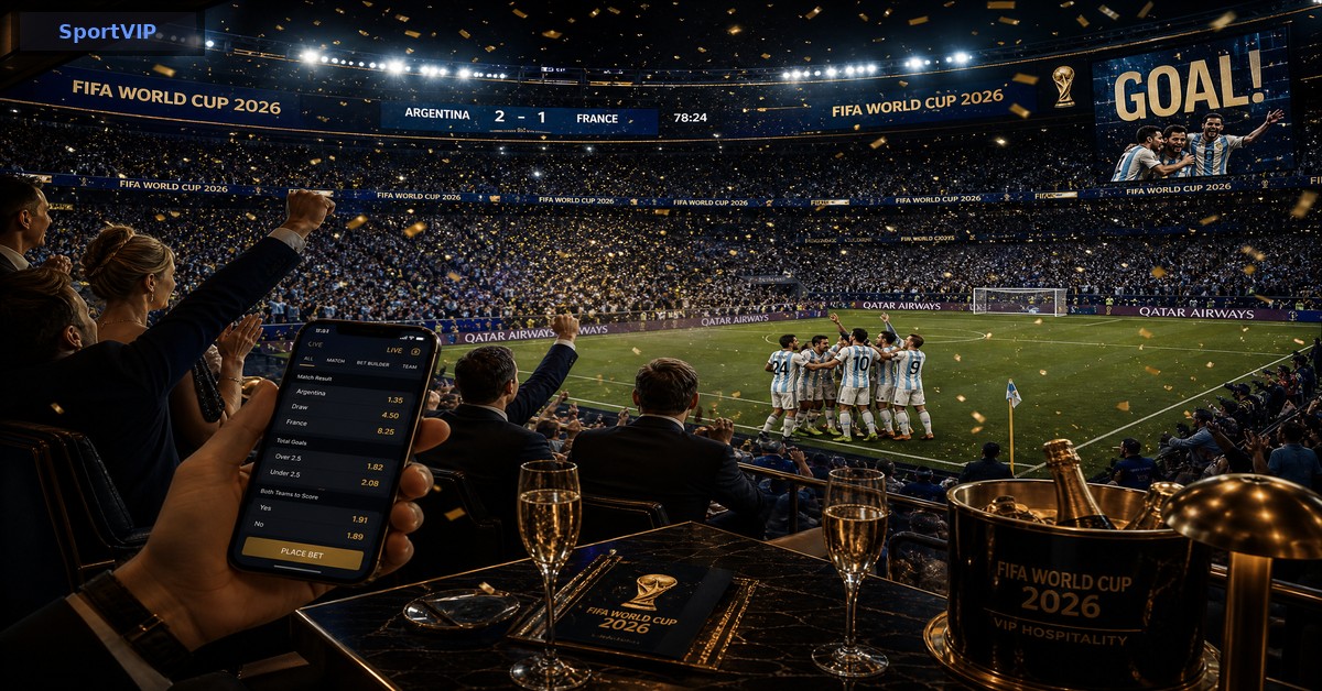 Copa do Mundo 2026 na SportVIP: Como Apostar Ao Vivo na Fase Eliminatória