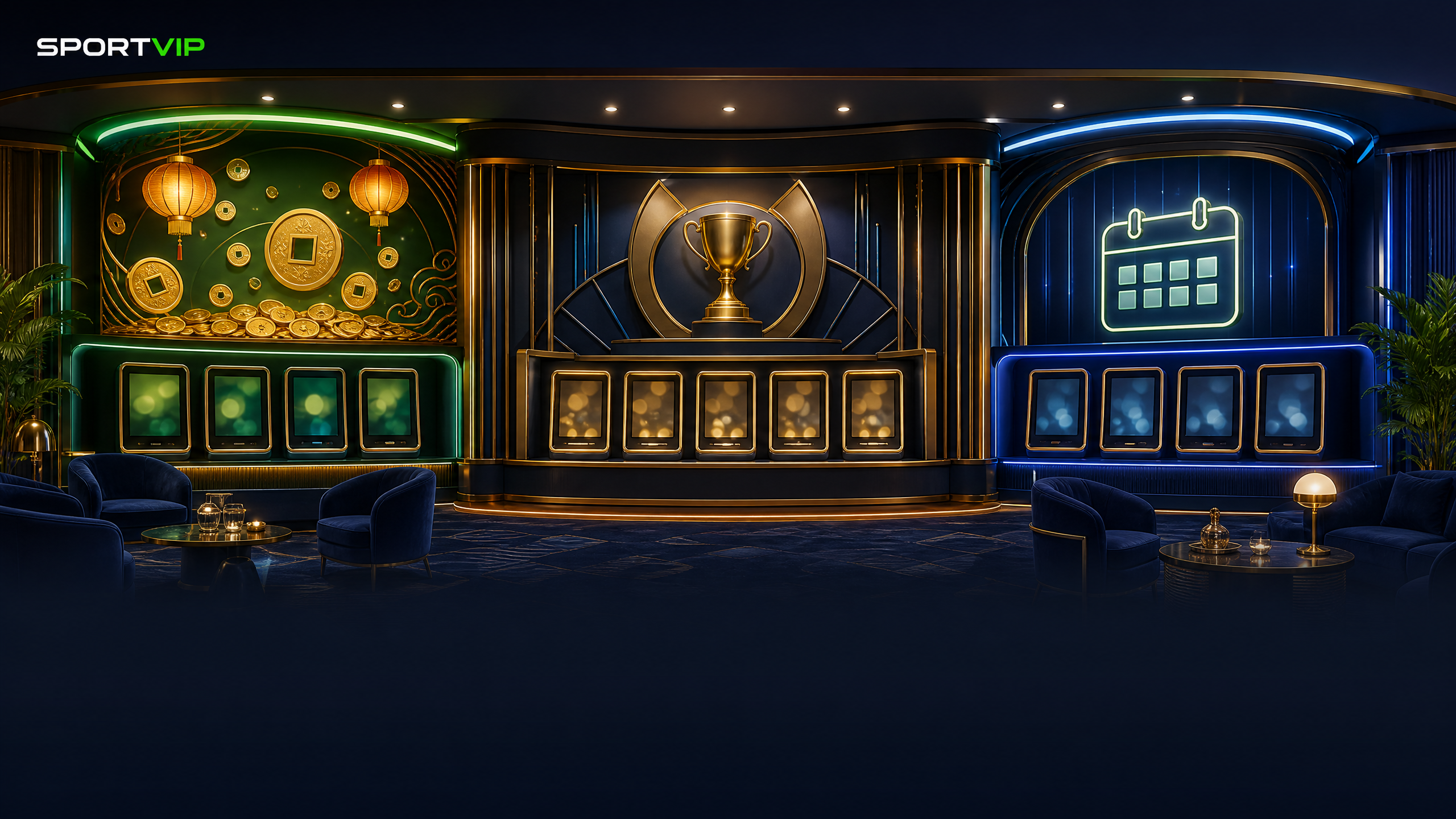 Como Explorar as Seções de Slots na SportVIP