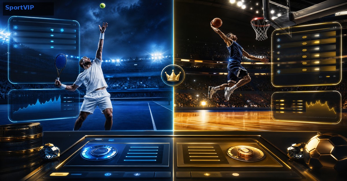 Apostas ao Vivo em Tênis e Basquete na SportVip: Aproveite Odds Altas